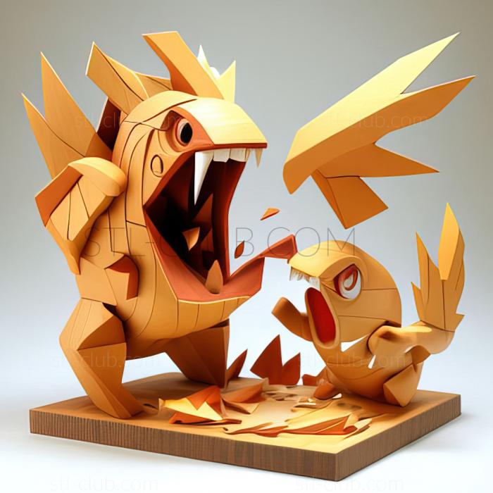 3D model Mean With Envy Disorderly Melee Pokmon Contest  Kinagi (STL)